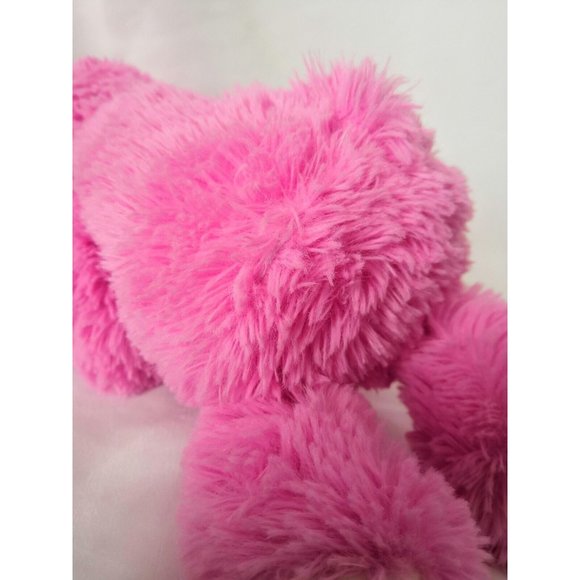 Animal Adventure Pink Bear Holding Red Heart approximately 11 in - Picture 7 of 8